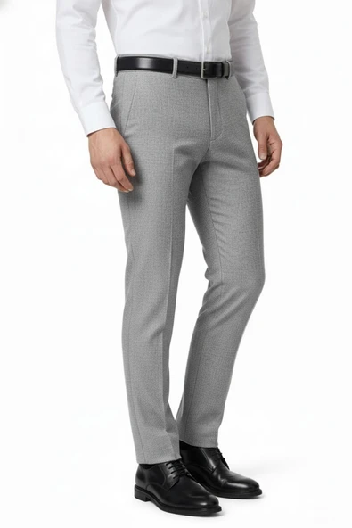 Erkek Regular Fit  Kumaş Pantolon Likra Kumaş BGL-ST05032 - Resim 3