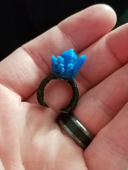 Byr Dev Kristal Yüzük (Plastik Aparattır!!!) 3D - Resim 3