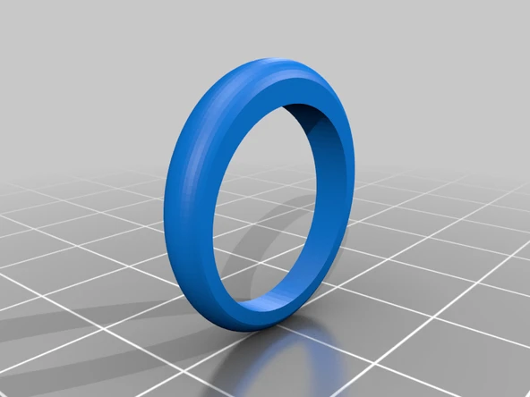 Byr Yuvarlak Yüzük Ölçüsü 6 (Plastik Aparattır!!!) 3D - Resim 2