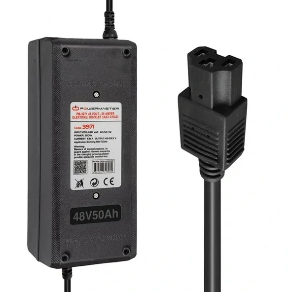 Powermaster Pm-3971 48 Volt - 50 Amper Elektrikli Bisiklet Şarj Cihazı ürün görseli