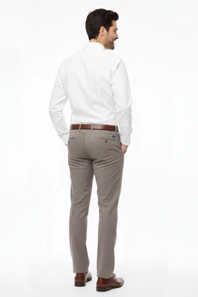 Erkek Regular Fit  Kumaş Pantolon Likra Kumaş BGL-ST05031 - Resim 5