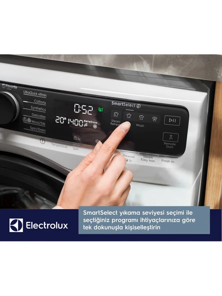 Electrolux EW8FG5602CDT 800 Serisi Ultracare 11 kg 1600 Devir Wi-Fi Koyu Gri Çamaşır Makinesi - Resim 2