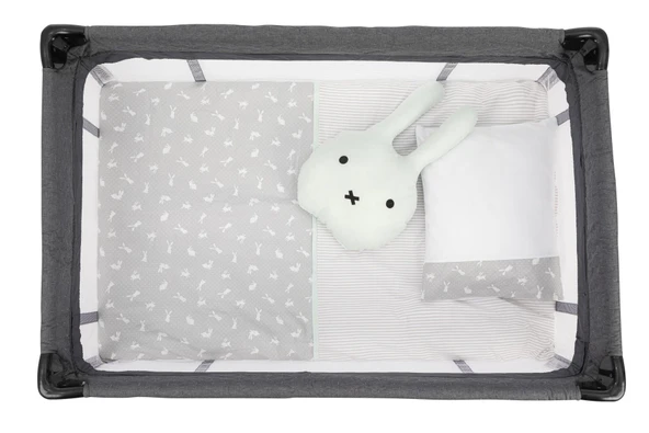 Sema Baby 6 Parça Lüks Park Yatak Bebek Uyku Seti - Happy Rabbit ürün görseli