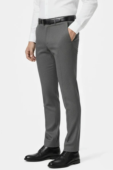 Erkek Regular Fit  Kumaş Pantolon Likra Kumaş BGL-ST05034 - Resim 7