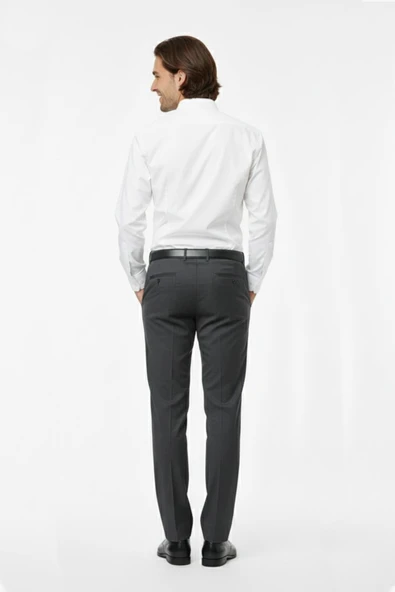 Erkek Regular Fit  Kumaş Pantolon Likra Kumaş BGL-ST05030 - Resim 5