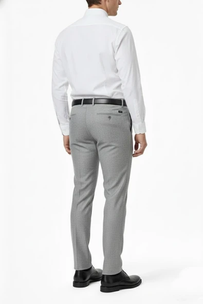 Erkek Regular Fit  Kumaş Pantolon Likra Kumaş BGL-ST05032 - Resim 5