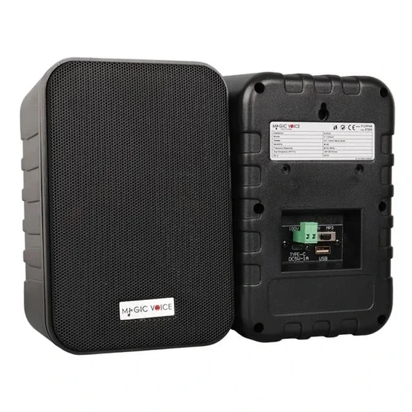 Magicvoice F-lhy4a 4" (10 Cm) Hat Trafolu Duvar Tipi Sütun Hoparlör (10w Rms / 150w Peak - Mp3 Usb Uyumlu) Çiftli Takım ürün görseli