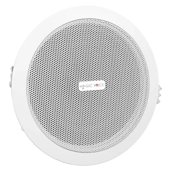 Magicvoice Tpı-350 5.25" (13.5 Cm) Hat Trafolu Alçıpan/asma Tavan Tipi Hoparlör (6w Rms - Mp3 Usb Uyumlu) - Beyaz - Resim 3