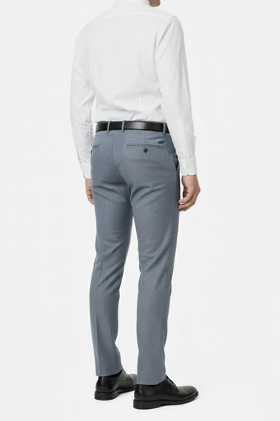 Erkek Regular Fit  Kumaş Pantolon Likra Kumaş BGL-ST05034 - Resim 12