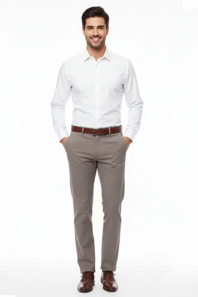 Erkek Regular Fit  Kumaş Pantolon Likra Kumaş BGL-ST05031 ürün görseli