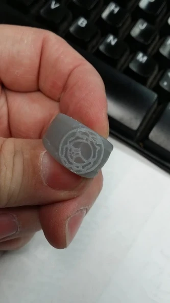 Byr Gül Mühür Yüzük (Plastik Aparattır!!!) 3D - Resim 4