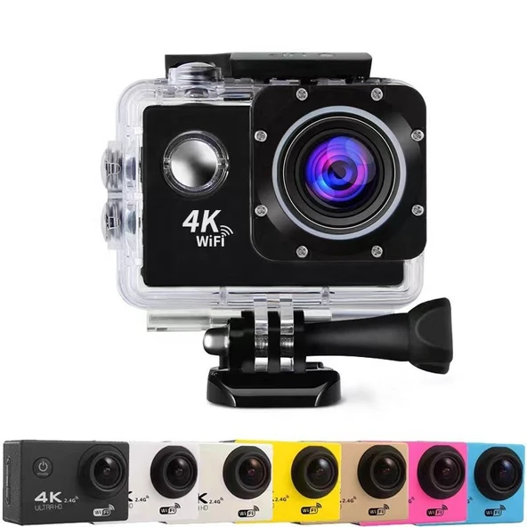 Çeşithane WiFi Spor Kamera – 4K Ultra HD Aksiyon Kamerası, 30M Su Geçirmez, 2” Geniş Açı Ekran, Mini Outdoor Kamera, 900mAh Harici Pilli 4K Action ürün görseli 1