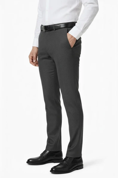Erkek Regular Fit  Kumaş Pantolon Likra Kumaş BGL-ST05033 - Resim 4