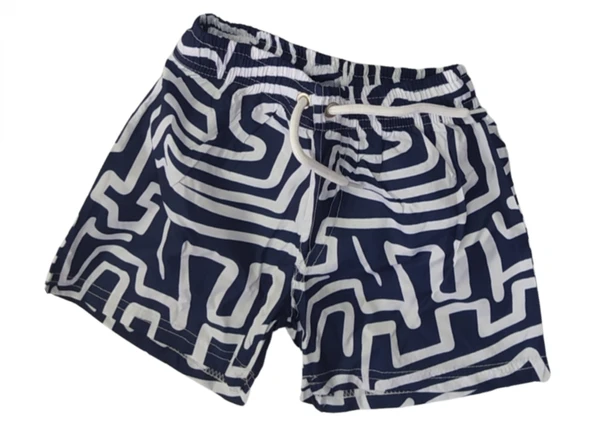 ÇİZGİ DESENLİ ERKEK DENİZ ŞORTU ürün görseli 1