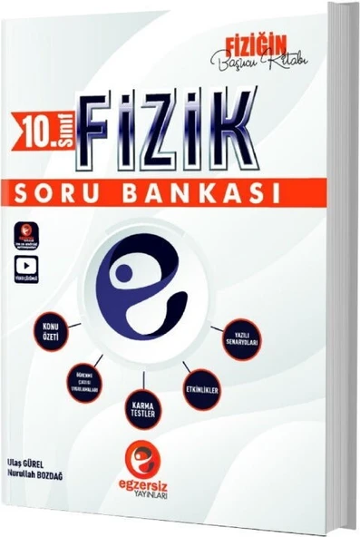 10. Sınıf Fizik Soru Bankası Egzersiz Yayınları ürün görseli 1