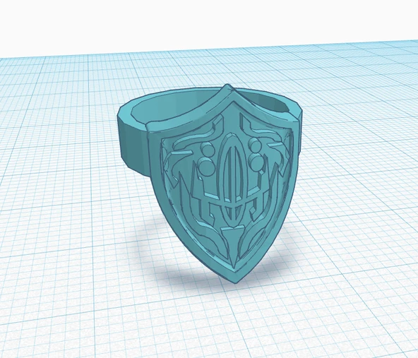 Byr Ev İçi Boş Kalkan Yüzük (Plastik Aparattır!!!) 3D - Resim 2