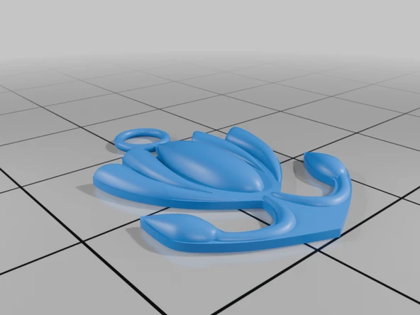 Byr Mısır lale kolye (Plastik Aparattır!!!) 3D ürün görseli 1