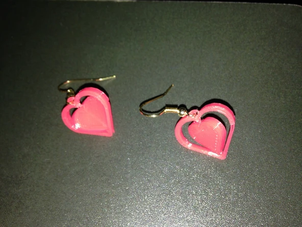 Byr Heart Spinner küpe / kolye (Plastik Aparattır!!!) 3D - Resim 3