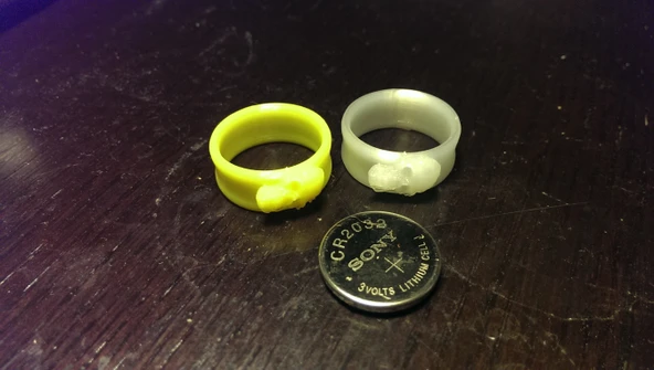 Byr Kafatası Yüzük - Erkek (Plastik Aparattır!!!) 3D ürün görseli