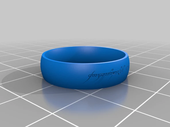 Byr 1:1 Yüzüklerin Efendisi Yüzük (Plastik Aparattır!!!) 3D ürün görseli