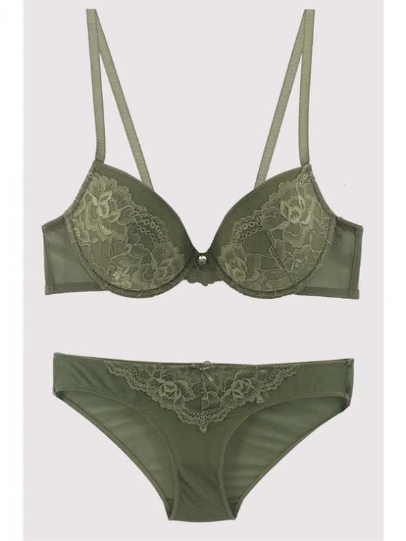 Pierre Cardin 4782 Lyon Double Push Up Sütyen Takımı - Siyah - 2