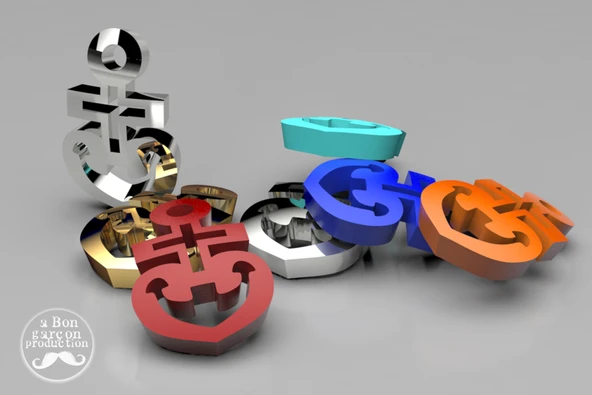 Byr Aşk Umut İnanç Kolye | çekicilik | Bileklik (Plastik Aparattır!!!) 3D ürün görseli 1