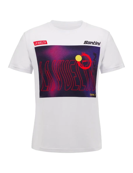 Santini BARCELONA La Vuelta Özel Seri Tişört RE499COTLV23BCN - Resim 5