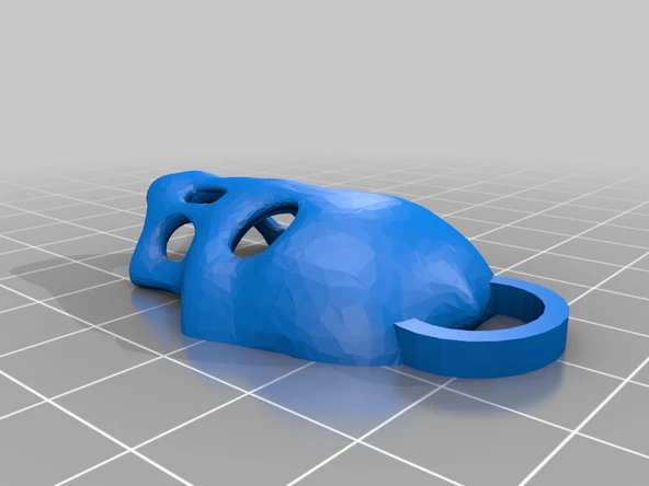 Byr Splatterhouse Rick Mask Anahtarlık (Plastik Aparattır!!!) 3D ürün görseli