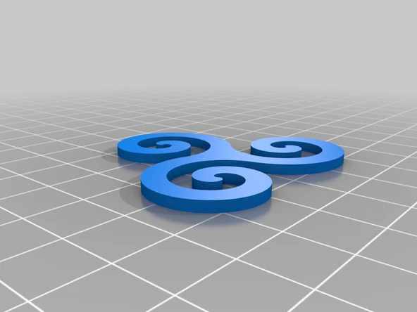 Byr Triskele Kolye (Plastik Aparattır!!!) 3D - Resim 2