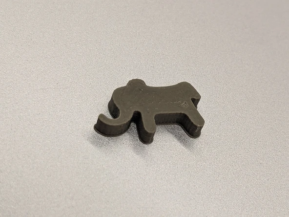 Byr Lucky Fil Charm Kolye (Plastik Aparattır!!!) 3D - Resim 3