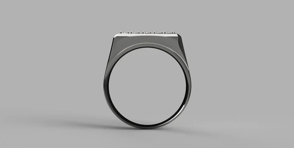 Byr Takı Yüzük 1.5 Rhinestones (Plastik Aparattır!!!) 3D - Resim 3