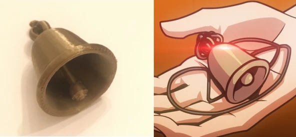 Byr Dünyanın Sonu Seninle - Rhyme's Bell Kolye (Plastik Aparattır!!!) 3D ürün görseli 1