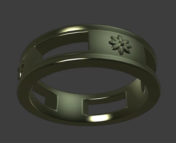 Byr Gül yüzük (Plastik Aparattır!!!) 3D - Resim 3