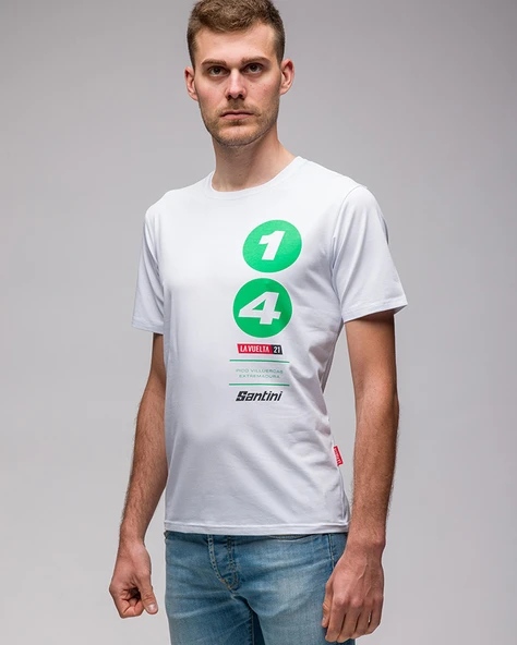 Santini La Vuelta Extremadura Design Tişört RE499COTXDURA - Resim 2