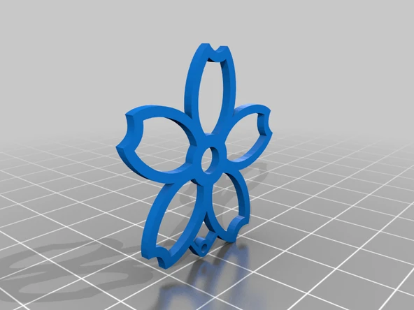 Byr Sakura Küpe/Kolye (Plastik Aparattır!!!) 3D ürün görseli