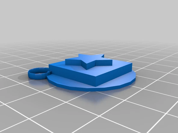 Byr Anahtarlama Kolye Yıldızı Kolye Yıldız Anahtarlığı (Plastik Aparattır!!!) 3D - Resim 2