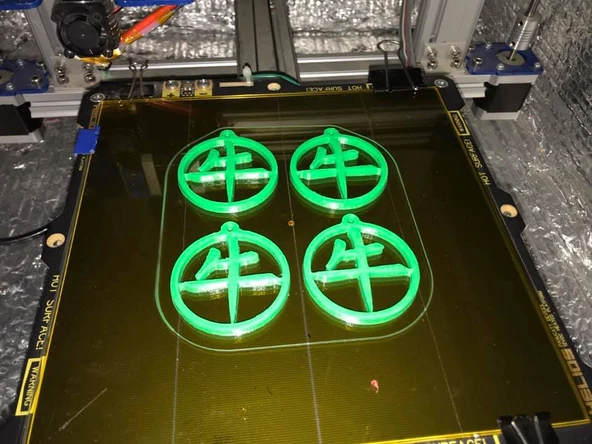 Byr Bir kolye içindeki Çin öküz sembolü (Plastik Aparattır!!!) 3D - Resim 2