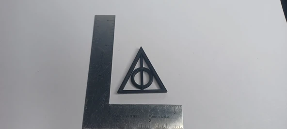 Byr Ölüm Yadigarları Döner Kolye (Plastik Aparattır!!!) 3D - Resim 2