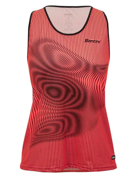 Santini VORTEX Kadın Büyük Beden Spor Üst 3S63GLLVRTX - Resim 7