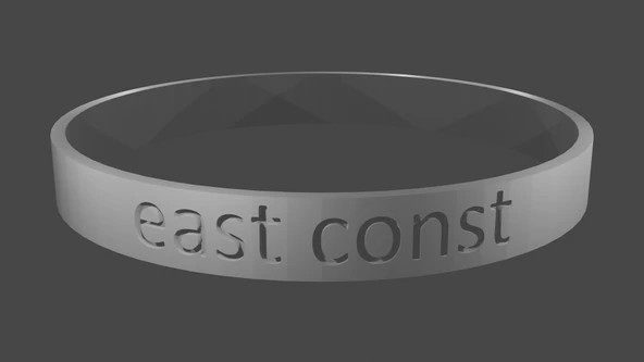 Byr East Const Bilezik (Plastik Aparattır!!!) 3D ürün görseli