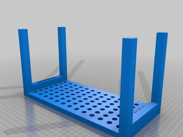 Byr Raf Ekleme Tablosu (Sadece Plastik Aparattır!!!) 3D - Resim 2