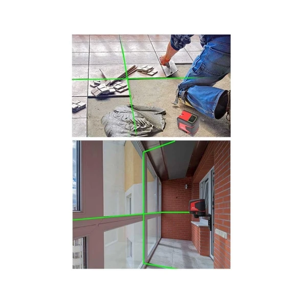 Uni-t LM570LD-II Yeşil Çizgi Lazer Hizalama Cihazı 10 Metre - Resim 18