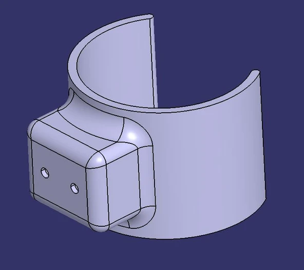 Byr Dyson Duvar Braketi (Sadece Plastik Aparattır!!!) 3D ürün görseli