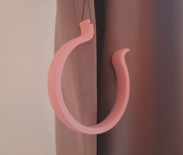 Byr Perde Tutucu Yüzük, 90mm (Sadece Plastik Aparattır!!!) 3D ürün görseli