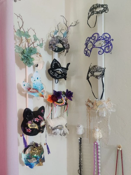 Byr Venedik Maske Ekran Tutucu (Sadece Plastik Aparattır!!!) 3D - Resim 2