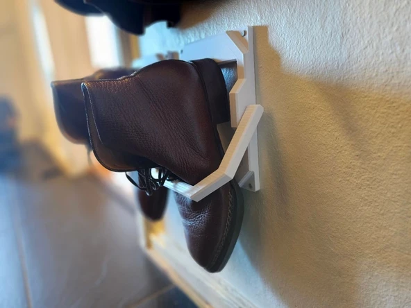 Byr Duvara monte ayakkabı depolama (Sadece Plastik Aparattır!!!) 3D ürün görseli 1