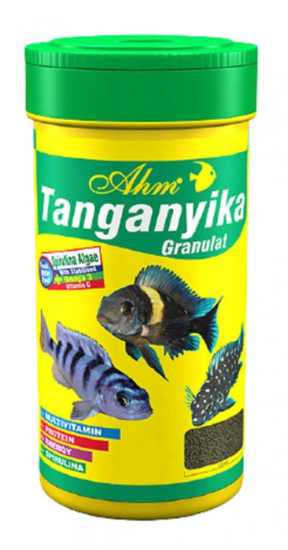 Ahm Tanganyika Green Granulat Balık Yemi 250 ml