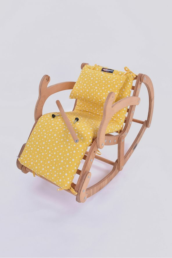 Sallanan Çocuk Sandalyesi, Çocuk Ürünleri Serisi / Sarı Yıldızlar (Little Stars Yellow)