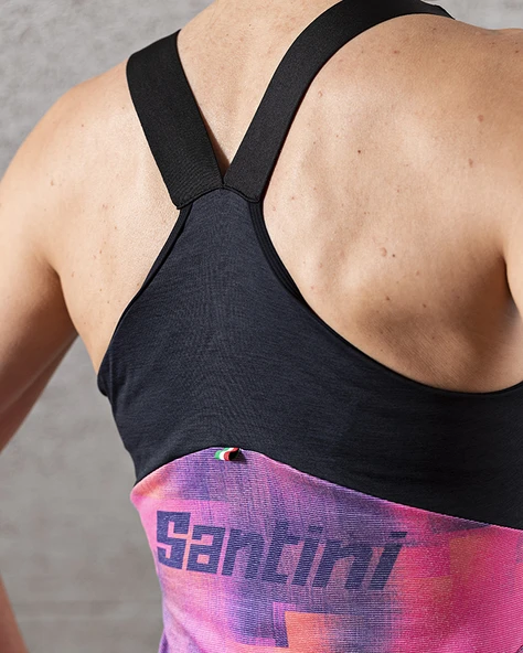 Santini FORZA Indoor Training Kadın Büyük Beden Spor Üst 2W63GLLFORZA - Resim 5