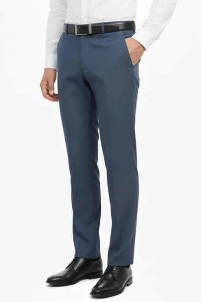 Erkek Regular Fit  Kumaş Pantolon Likra Kumaş BGL-ST05035 - Resim 3